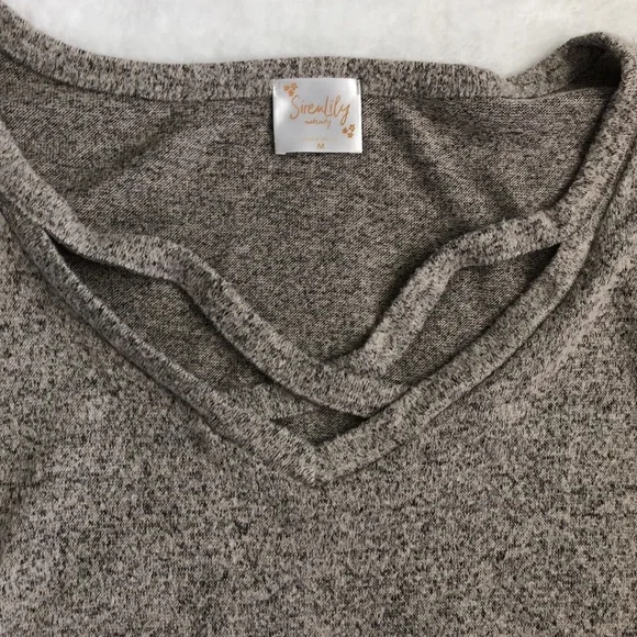 Grey Maternity Top - Picture 4 of 4